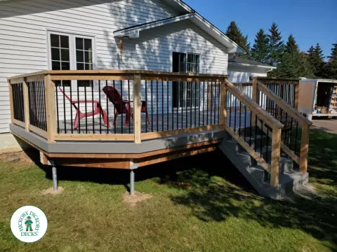 Fiberon custom deck in Moncton Fiberon custom deck in Moncton