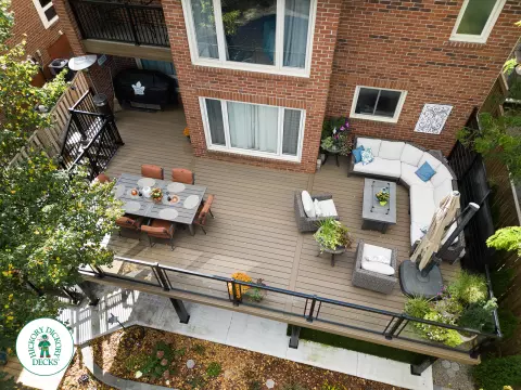 large trex deck