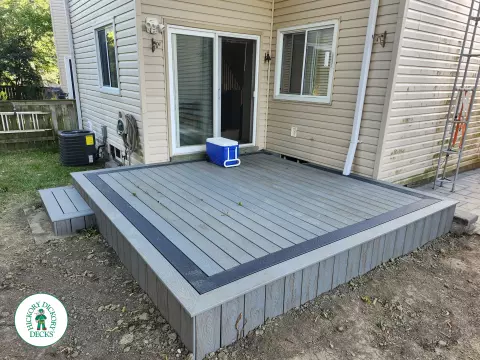 Low trex deck in Ajax