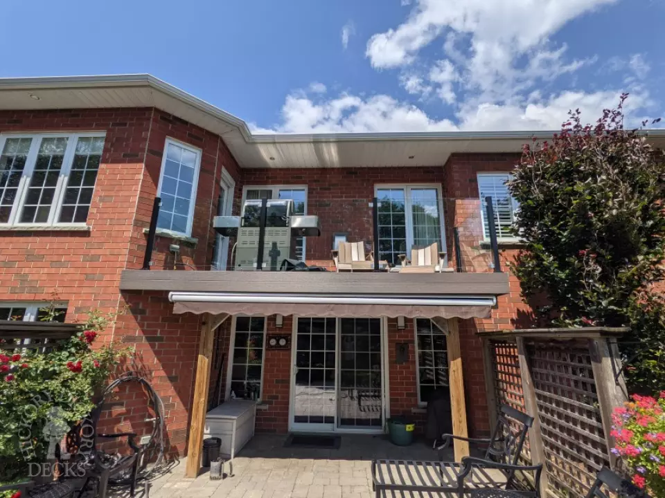 Fiberon deck resurface glass rail Cambridge Fiberon deck resurface glass rail Cambridge