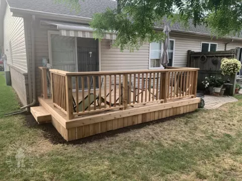 Custom Cedar Deck in Grimsby