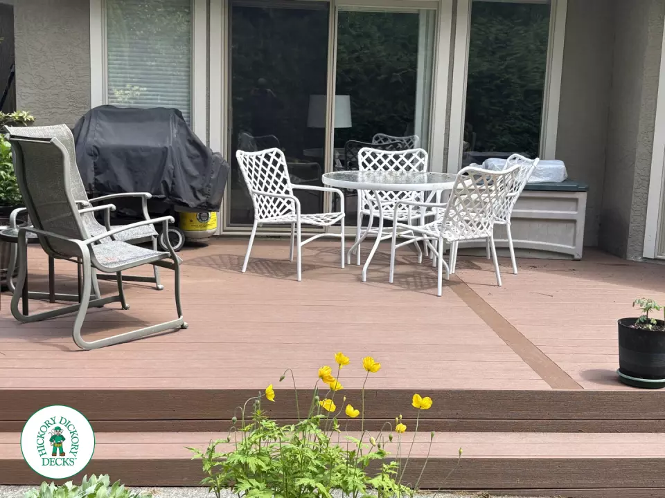 Timbertech low deck in Vancouver Timbertech low deck in Vancouver