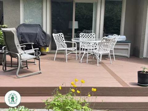 Timbertech low deck in Vancouver Timbertech low deck in Vancouver