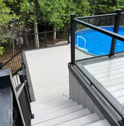 Clubhouse Custom Pool Deck in Kemptville Ontario