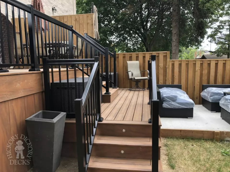 Tiered Armadillo Deck in Etobicoke Ontario