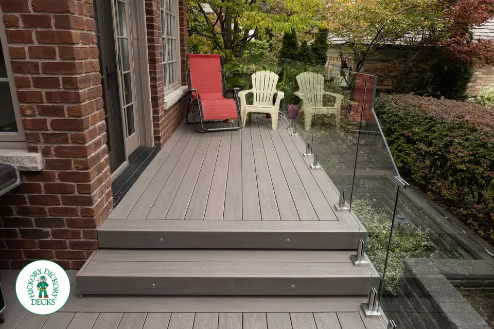 multi level clubhouse deck