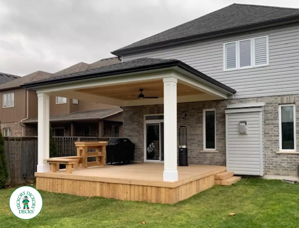 Pressure Treated Deck in Kitchener Ontario Pressure Treated Deck in Kitchener Ontario