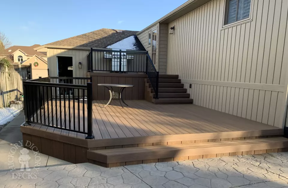 Fiberon pool deck in Caledonia Ontario