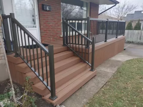 Fiberon front porch in St. Catharines Fiberon front porch in St. Catharines