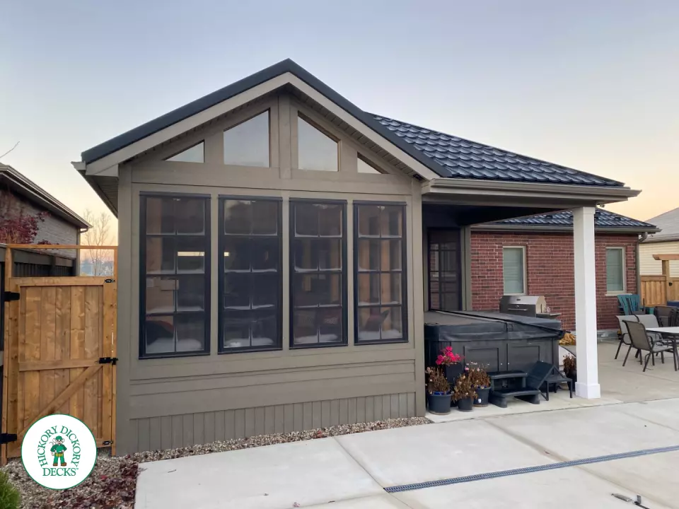 Azek Sunroom in Breslau Ontario