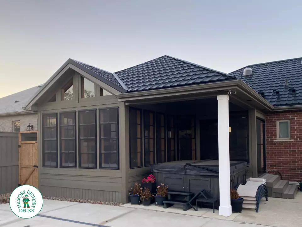 Azek Sunroom in Breslau Ontario