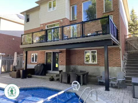 Timbertech High Deck in Waterloo Ontario Timbertech High Deck in Waterloo Ontario