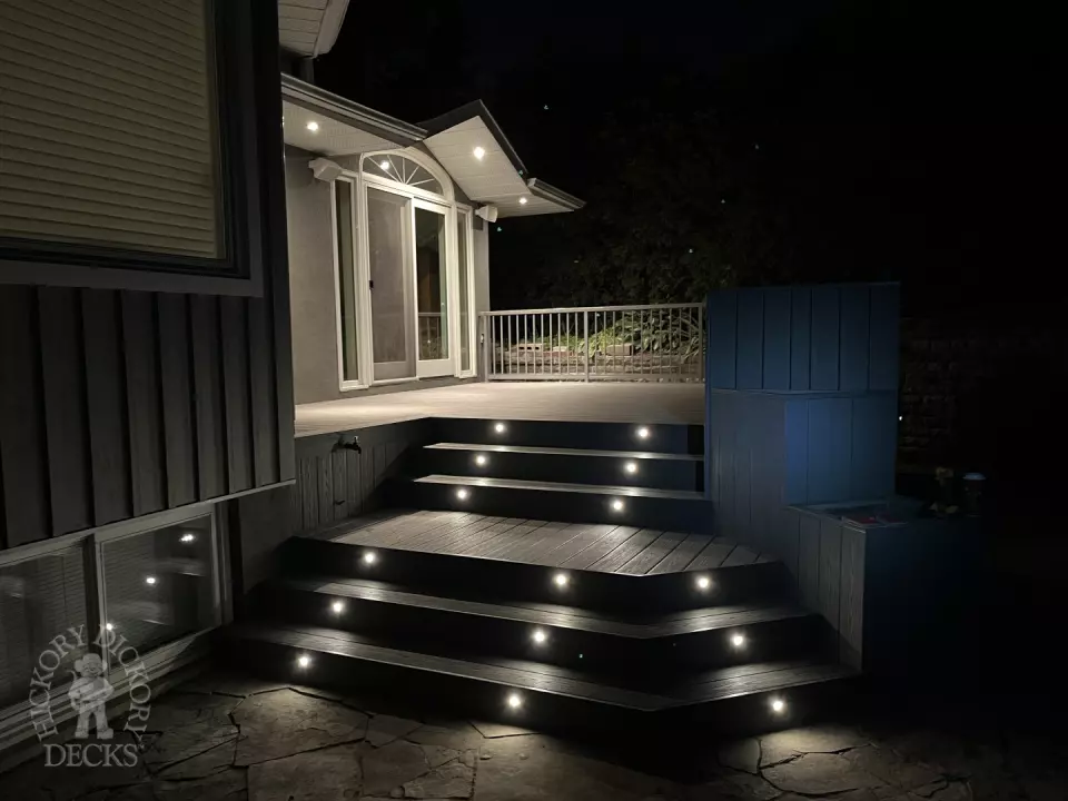 Fiberon deck with built in lights in Scarborough