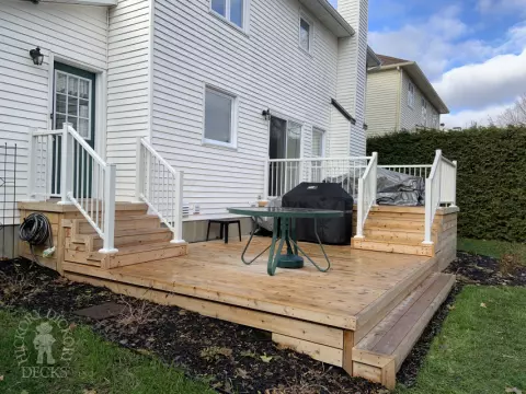 Cedar Deck in Kanata Ontario Cedar Deck in Kanata Ontario