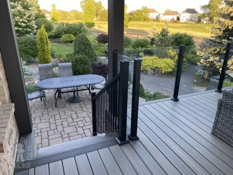 Fiberon Deck with Custom Roof in Ottawa