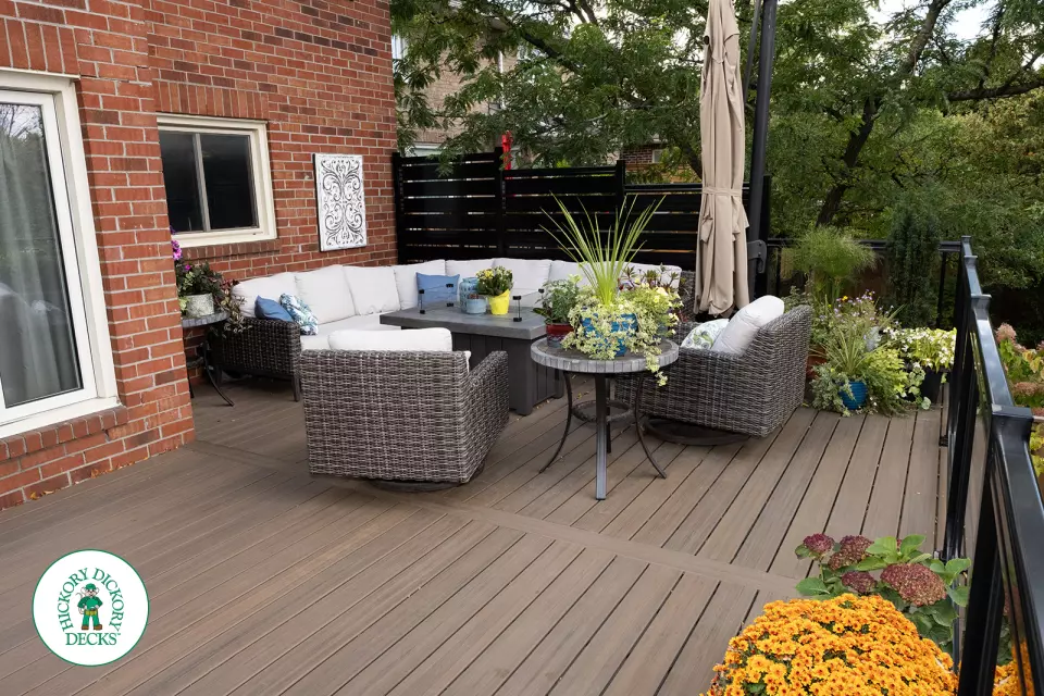 large trex deck