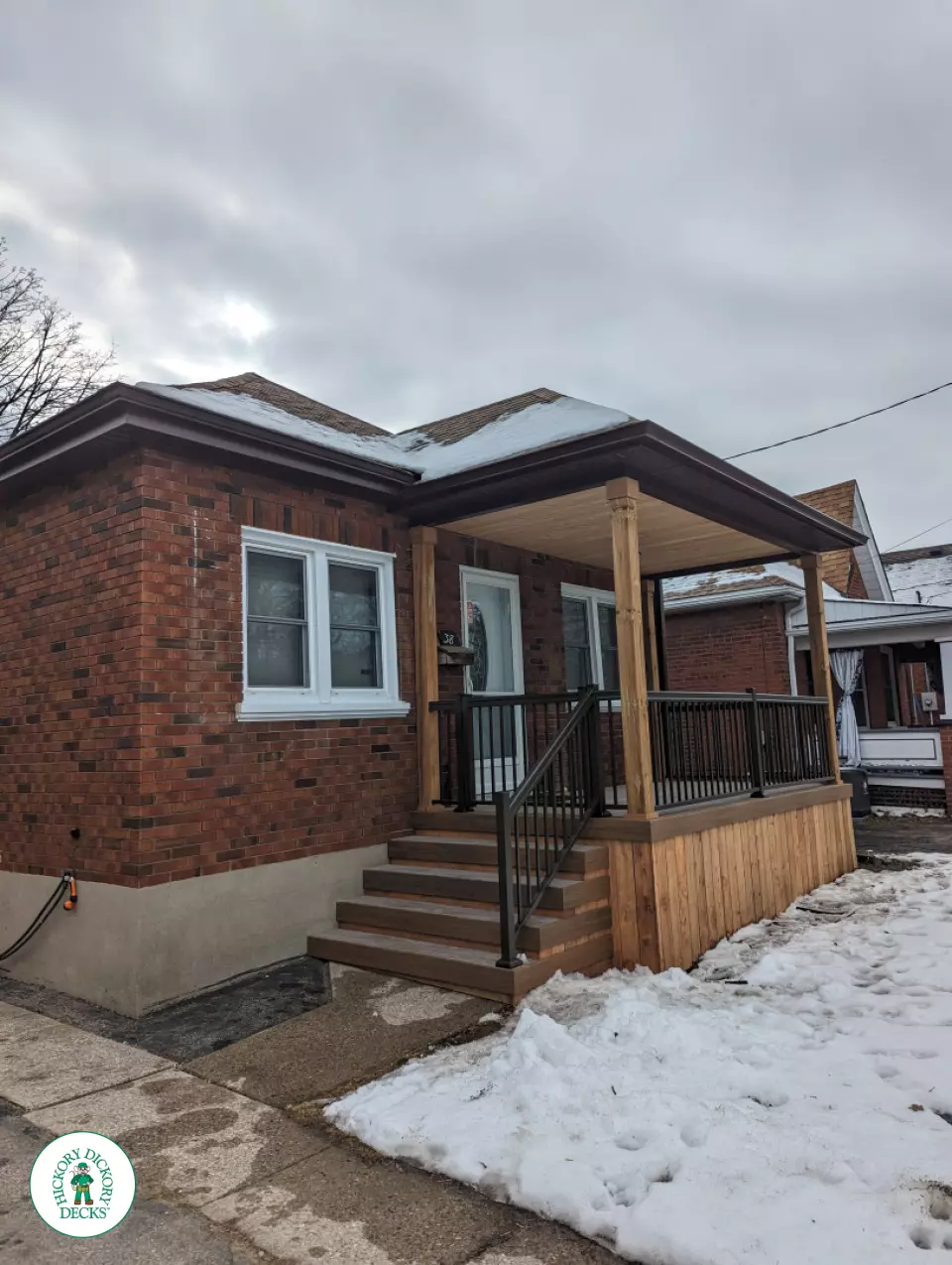 Fiberon porch in Brantford