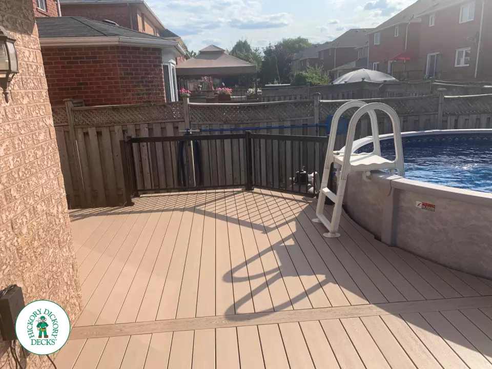 Clubhouse pool deck in Mississauga Clubhouse pool deck in Mississauga