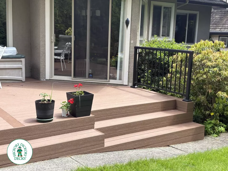 Timbertech low deck in Vancouver