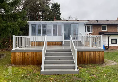 Fiberon Deck and Sunroom in Niagara Fiberon Deck and Sunroom in Niagara
