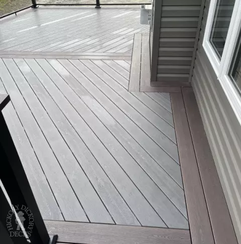 Clubhouse Deck in Kempville with glass rails Clubhouse Deck in Kempville with glass rails