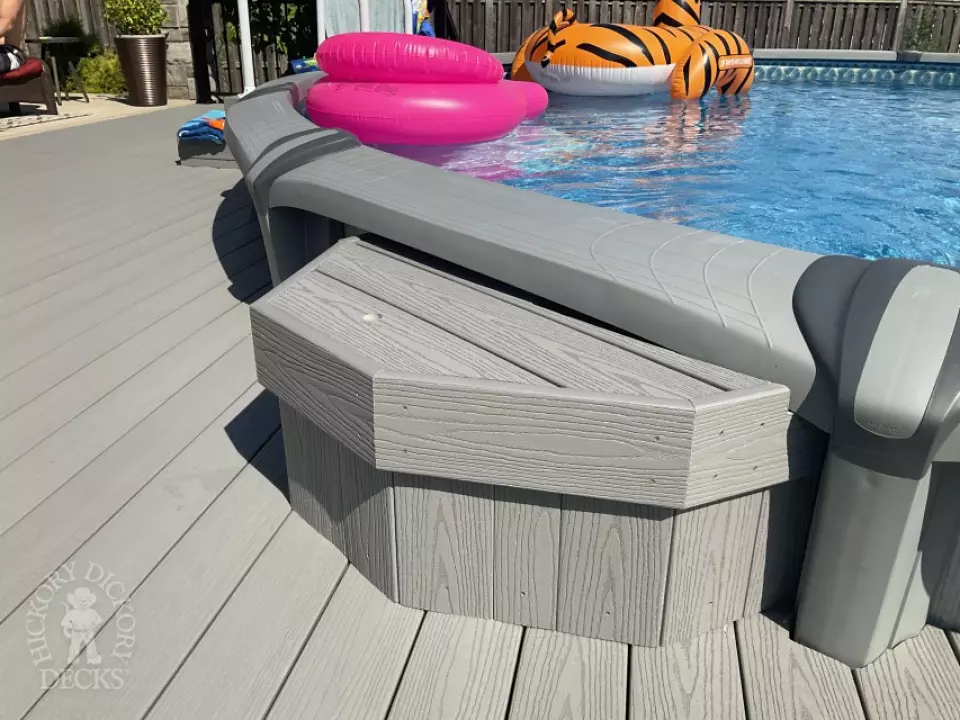 Fiberon pool deck in Niagara Falls