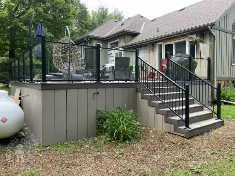 Front and Back Custom Deck in Kempville Front and Back Custom Deck in Kempville