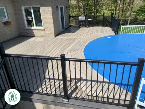 Fiberon Pool Deck in Ottawa Ontario
