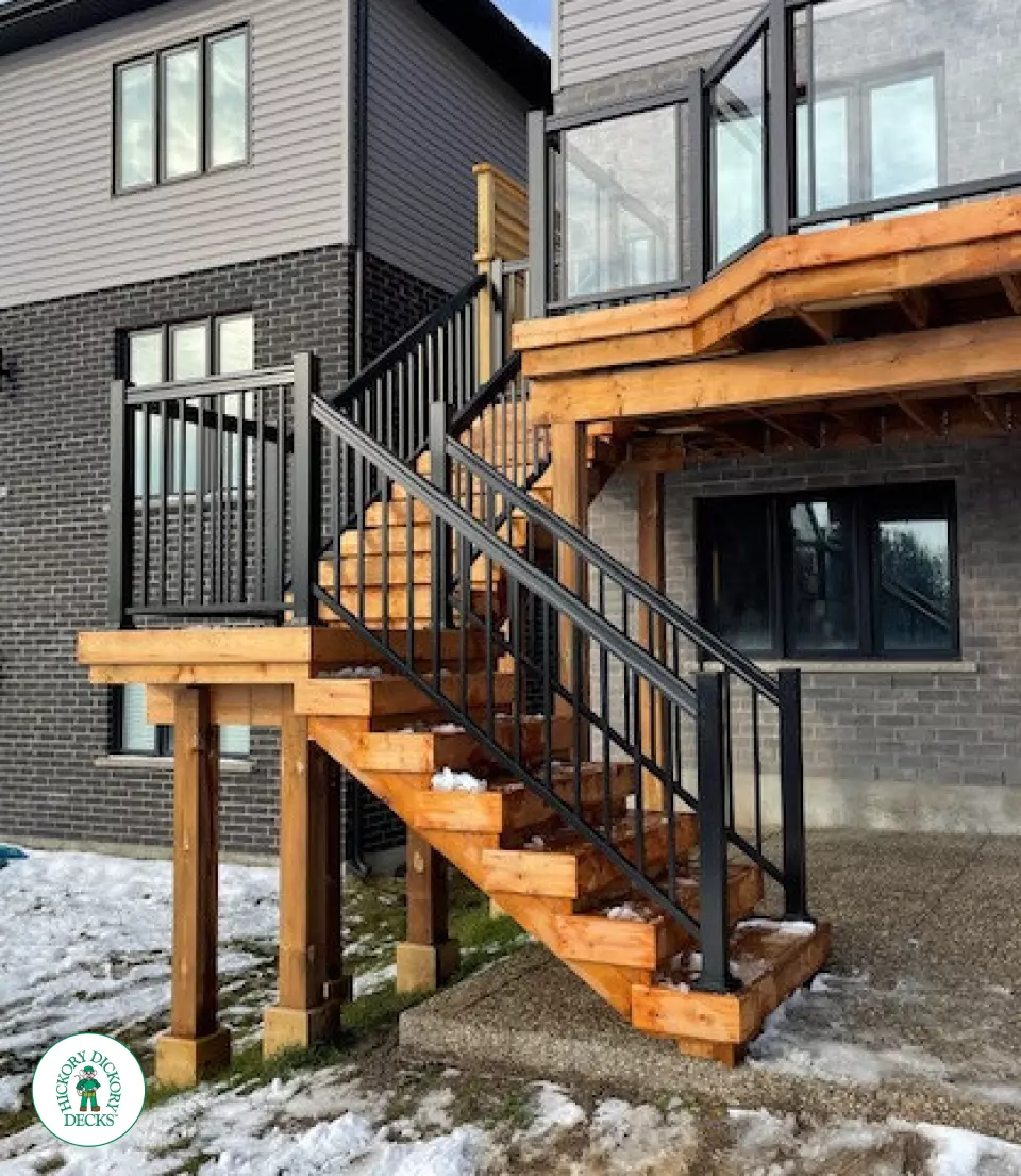 Pressure Treated High Deck in Kitchener Ontario