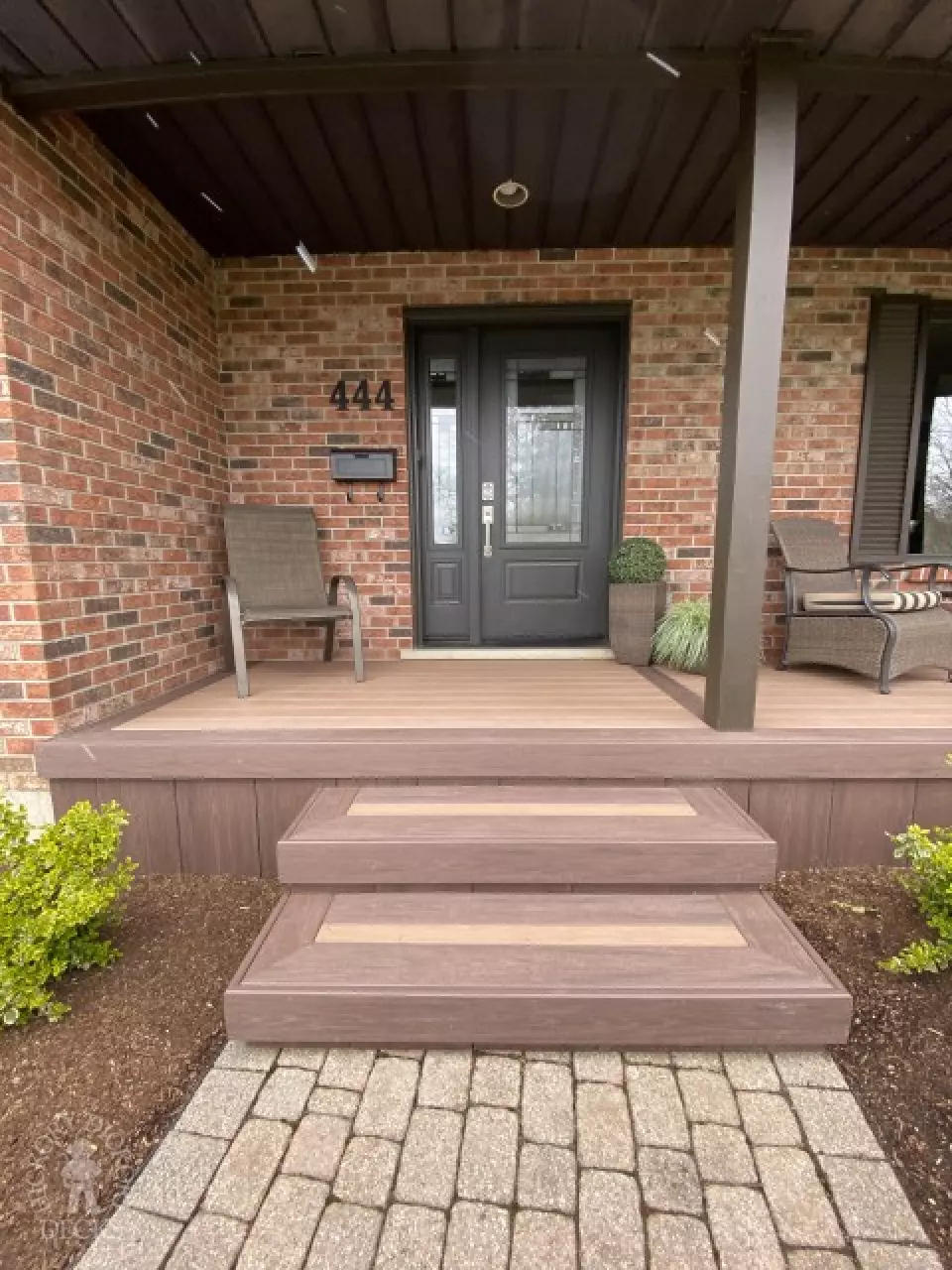 Veka front porch in Waterloo