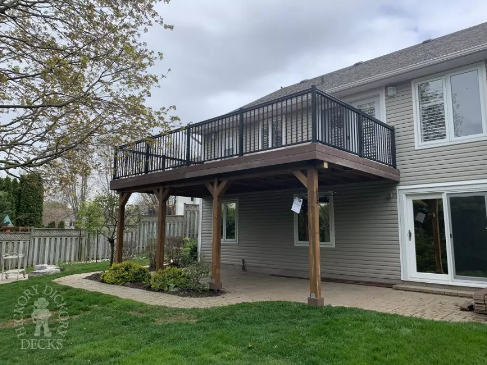 Veka deck in Cambridge