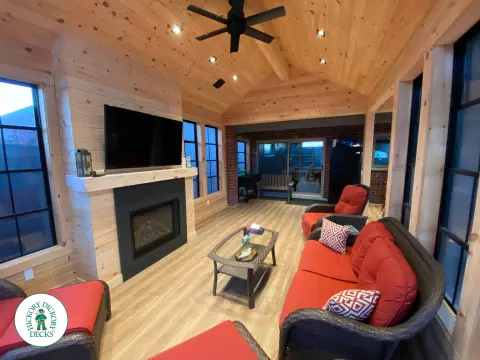 Azek Sunroom in Breslau Ontario