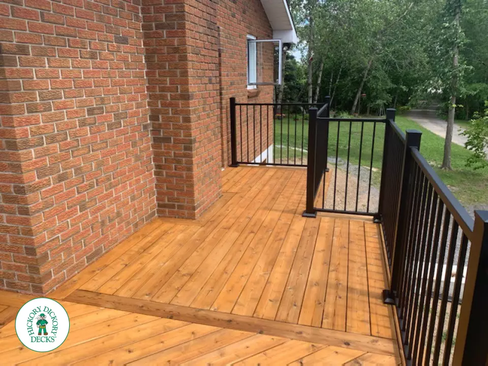 Custom Cedar Deck in Ottawa