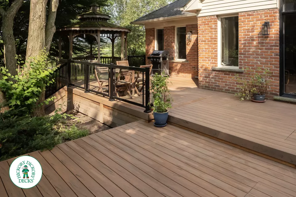 Large TruNorth Tigerwood Deck