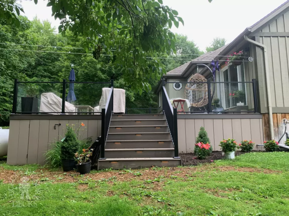 Front and Back Custom Deck in Kempville