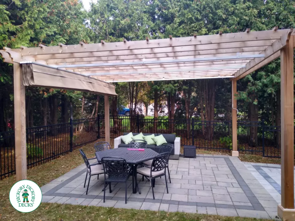 cedar pergola