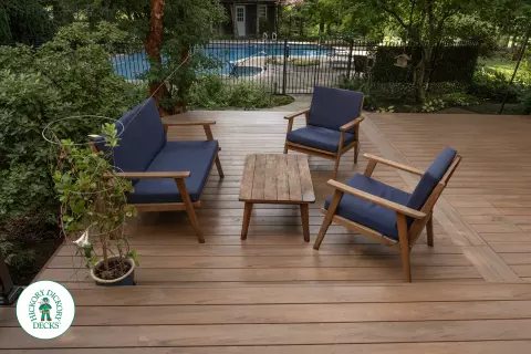 Large TruNorth Tigerwood Deck Large TruNorth Tigerwood Deck