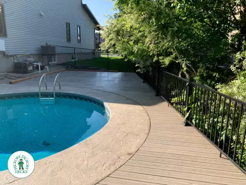 Fiberon Pool Deck in Kempville Ontario Fiberon Pool Deck in Kempville Ontario