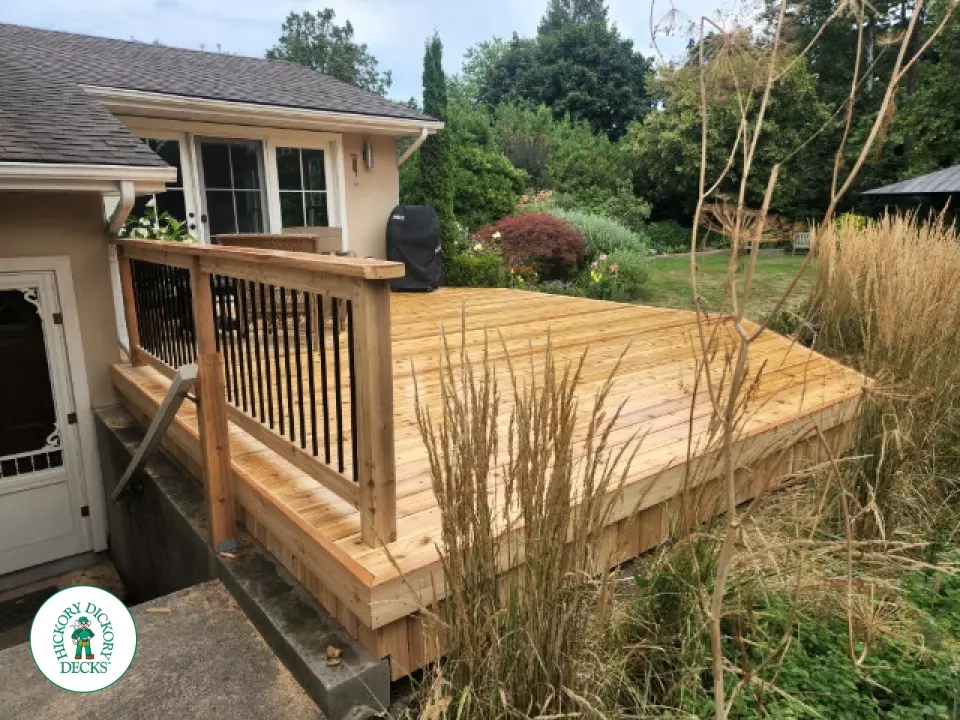 Custom Cedar Deck in Niagara