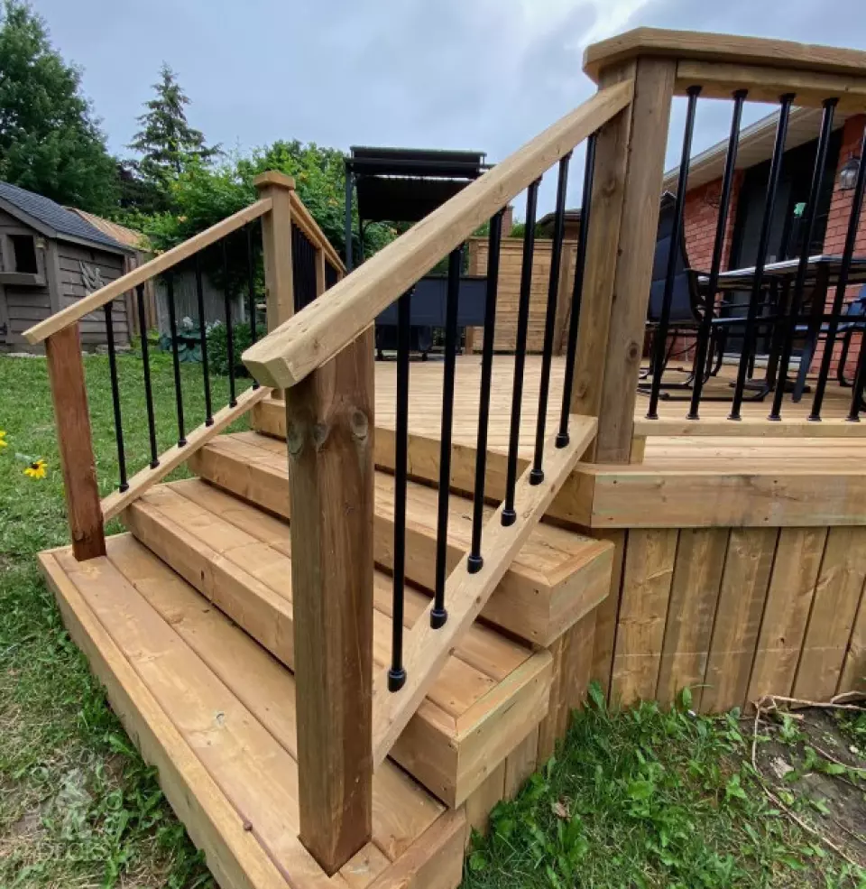 Pressure Treated Deck in Kitchener Pressure Treated Deck in Kitchener