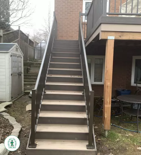 Clubhouse custom high deck in Missisauga