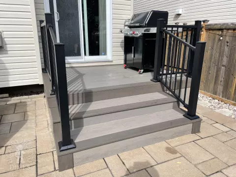 Clubhouse Porch Steps and Railing Clubhouse Porch Steps and Railing