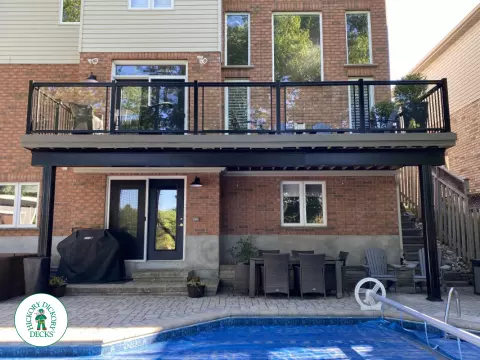 Timbertech High Deck in Waterloo Ontario Timbertech High Deck in Waterloo Ontario