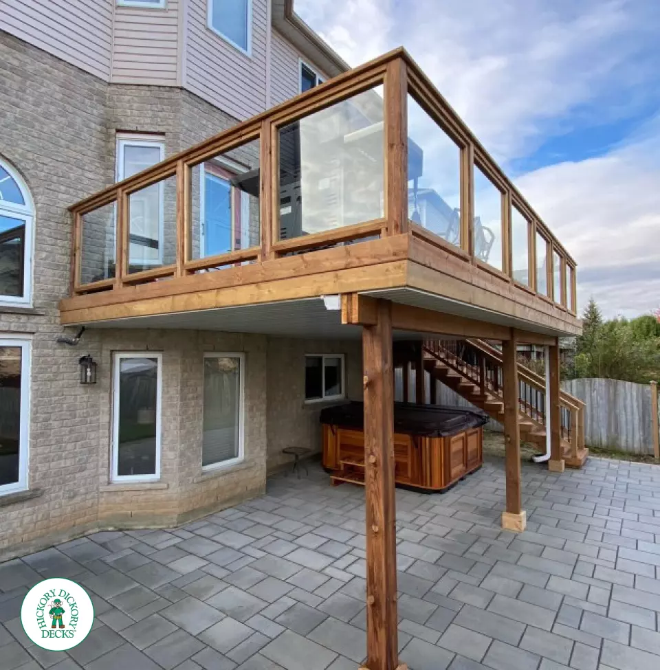 Pressure Treated High Deck in Waterloo