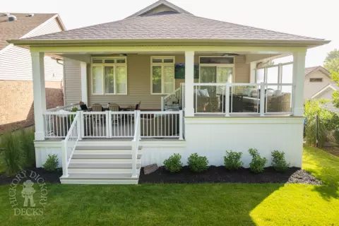 Azek porch in New Hamburg Azek porch in New Hamburg