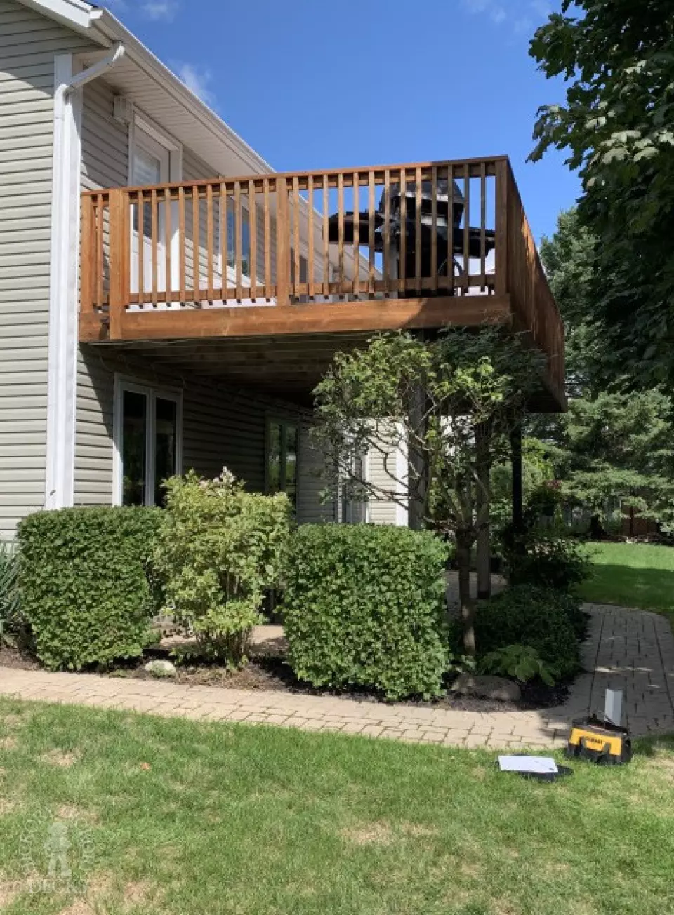 Veka deck in Cambridge