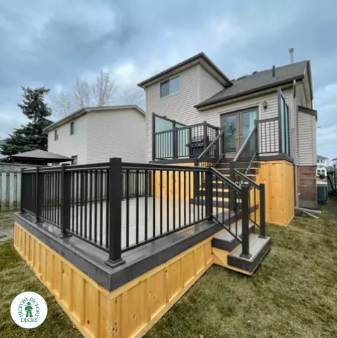 2 level Azek Deck in Waterloo Ontario