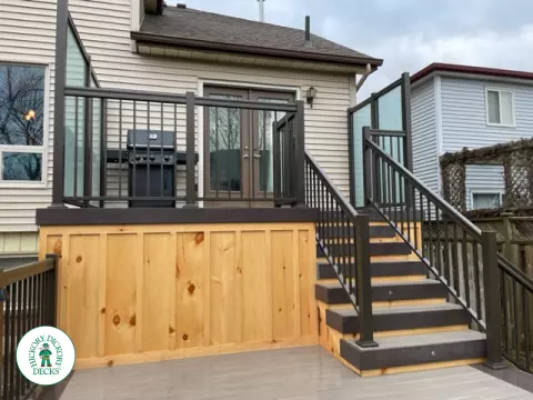 2 level Azek Deck in Waterloo Ontario