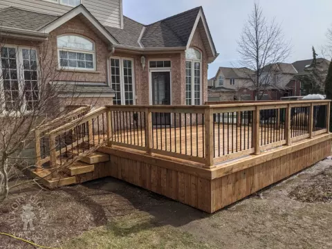 Pressure Treated Deck in Kitchener