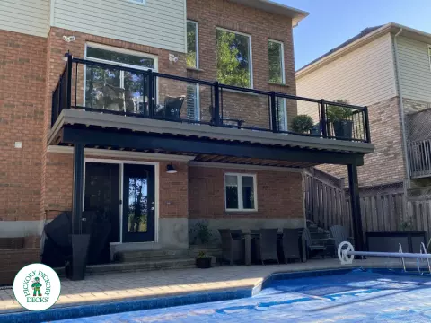 Timbertech High Deck in Waterloo Ontario Timbertech High Deck in Waterloo Ontario